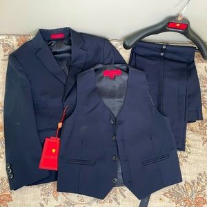 Gioberti Boys Navy Blue Suit Size 6